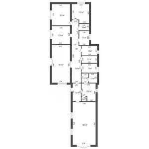 Дом 233м², 1-этажный, участок 6 сот.