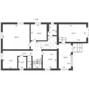 Дом 252м&sup2;, 3-этажный, участок 9 сот.  