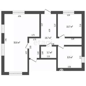 Дом 145м&sup2;, 2-этажный, участок 6 сот.  