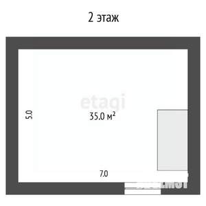 Дача 70м&sup2;, 2-этажный, участок 6 сот.  