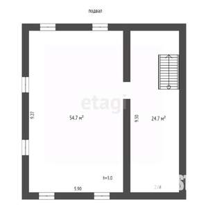 Дом 157м&sup2;, 2-этажный, участок 10 сот.  