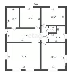 Дом 230м&sup2;, 2-этажный, участок 8 сот.  