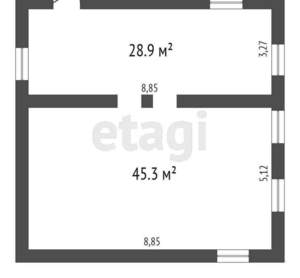 Дом 227м&sup2;, 2-этажный, участок 8 сот.  