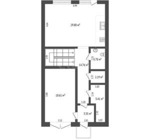 Дом 160м&sup2;, 2-этажный, участок 2 сот.  