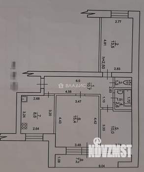 3-к квартира, вторичка, 62м2, 6/9 этаж