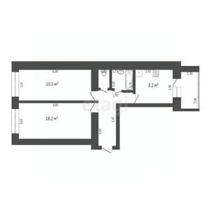 2-к квартира, вторичка, 75м2, 10/17 этаж