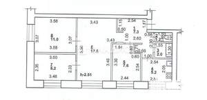 4-к квартира, вторичка, 60м2, 1/5 этаж