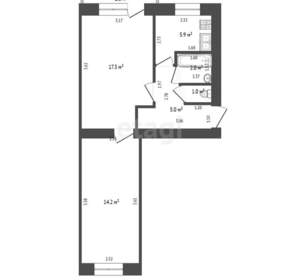2-к квартира, вторичка, 45м2, 3/5 этаж