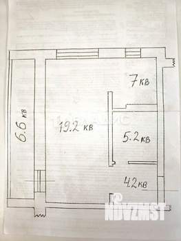 1-к квартира, вторичка, 36м2, 6/9 этаж
