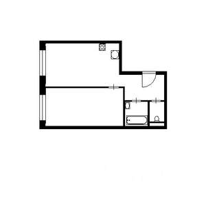 3-к квартира, вторичка, 61м2, 1/5 этаж