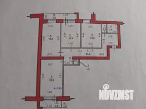 3-к квартира, вторичка, 104м2, 2/9 этаж