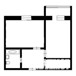 1-к квартира, вторичка, 30м2, 2/5 этаж